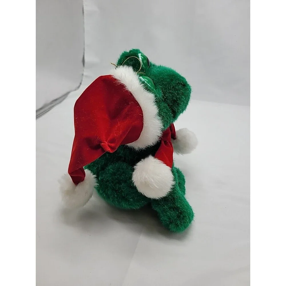 Vintage Freddy the Singing Frog Croaks Jingle Bells Fun World 10